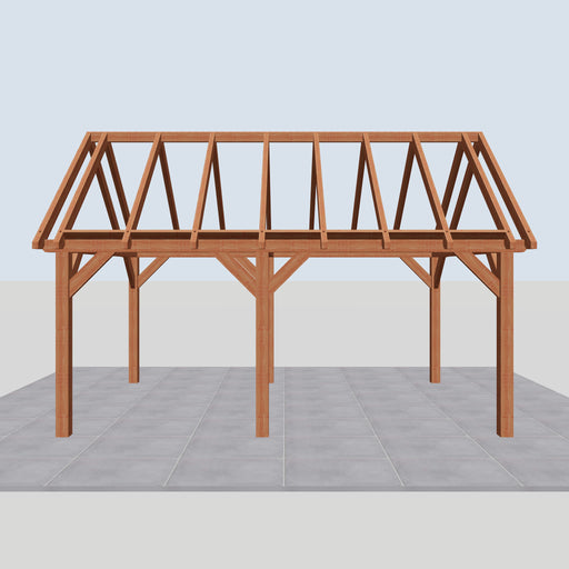 Douglas Zadeldak Landelijk Classic - 585x370cm - Volledig op Maat - vooraanzicht