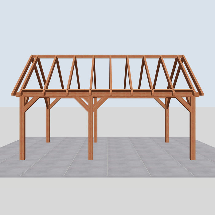 Douglas Zadeldak Landelijk Classic - 650x370cm - Volledig op Maat - vooraanzicht