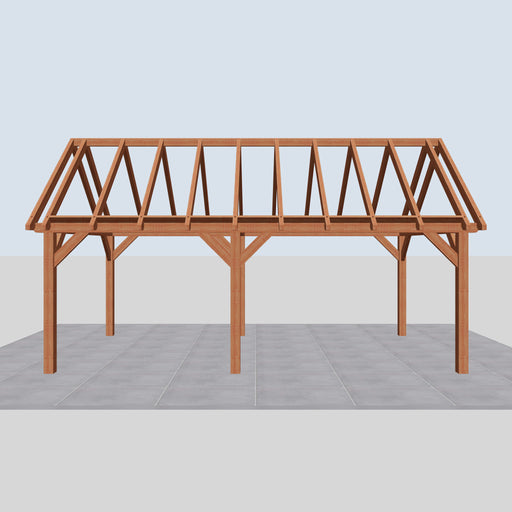 Douglas Zadeldak Landelijk Classic - 700x370cm - Volledig op Maat - vooraanzicht