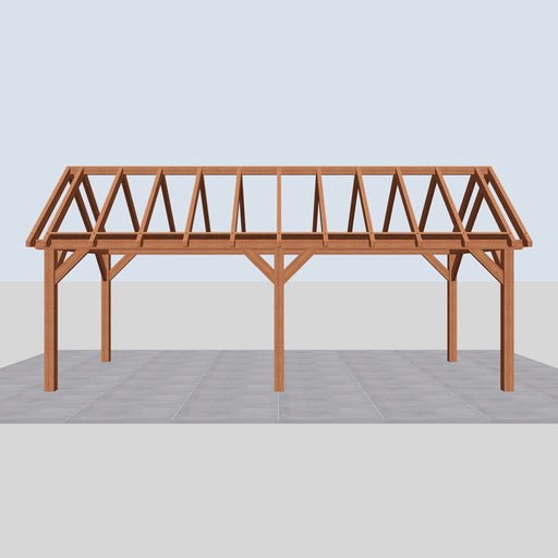 Douglas Zadeldak Landelijk Classic - 765x305cm - Volledig op Maat - vooraanzicht