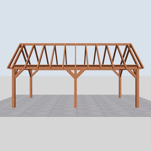 Douglas Zadeldak Landelijk Classic - 765x370cm - Volledig op Maat - vooraanzicht