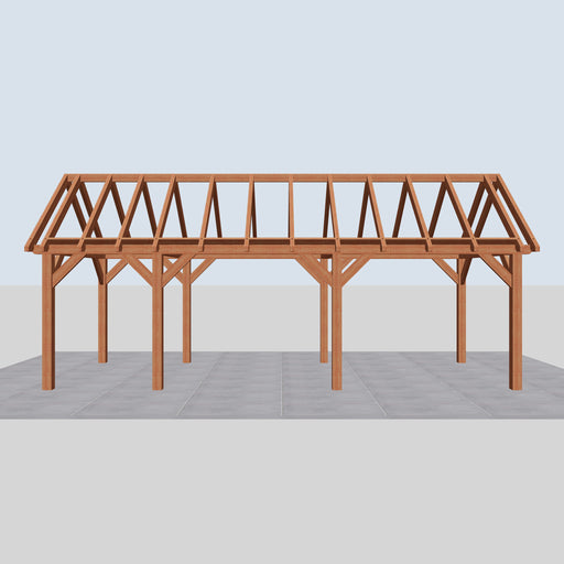 Douglas Zadeldak Landelijk Classic - 815x305cm - Volledig op Maat - vooraanzicht