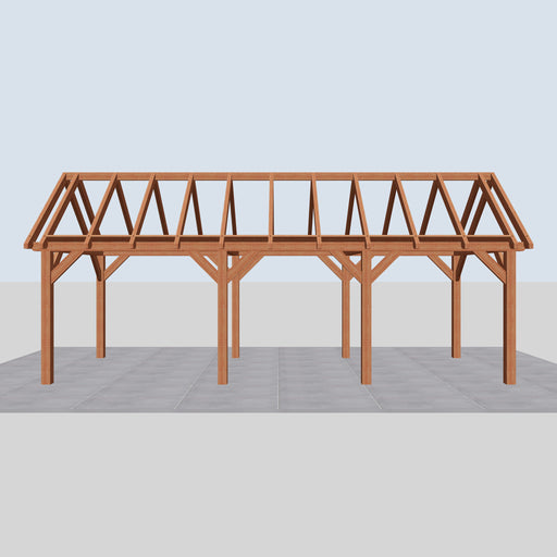 Douglas Zadeldak Landelijk Classic - 820x305cm - Volledig op Maat - vooraanzicht