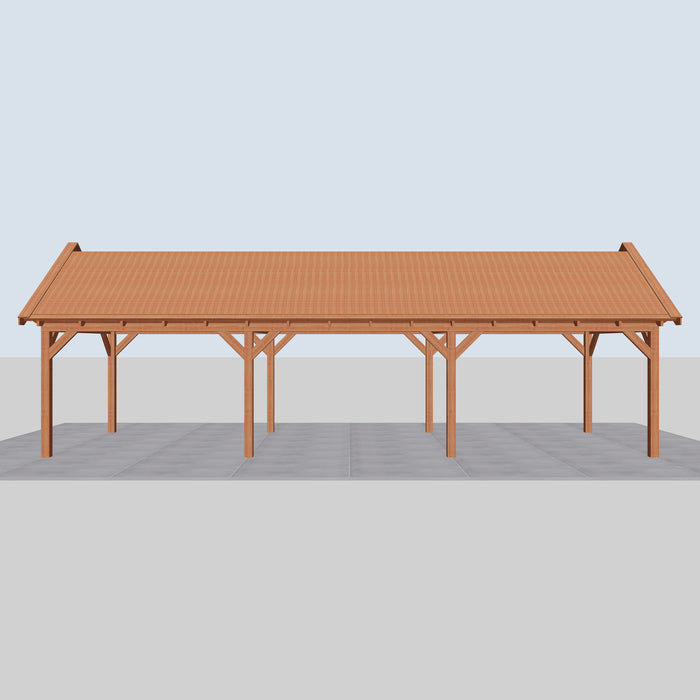 Douglas Zadeldak Klassiek Classic - 1125x370cm - vooraanzicht