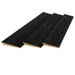 zwart geïmpregneerd douglas zweeds rabat planken 195mm breed