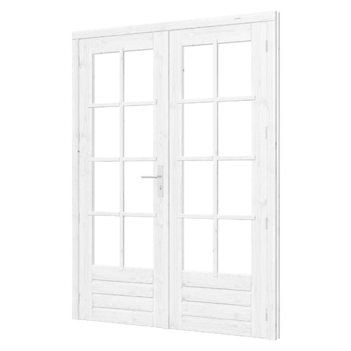 witte dubbele douglas stapeldorpel deur